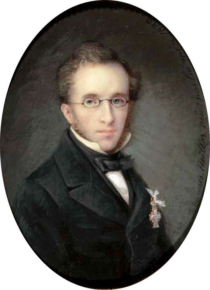 1814-Johannes Møller - Autoritratto